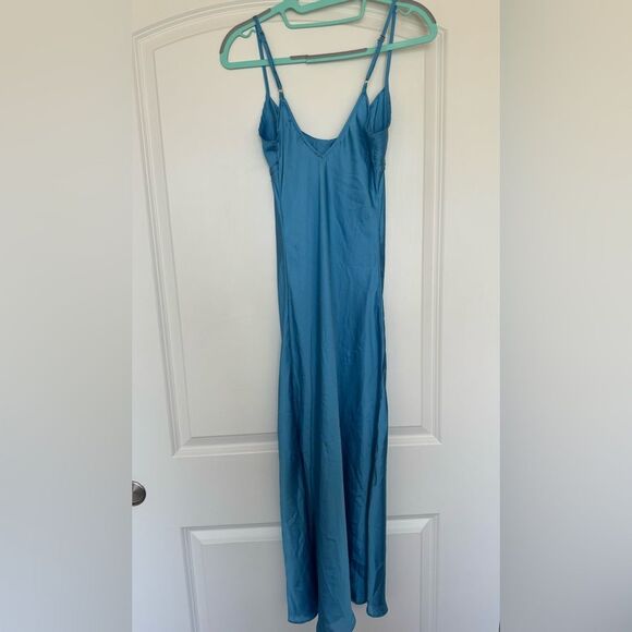 NWOT Free People Intimately | Right‎ This Way Bias Slip | XS sky Blue - Picture 6 of 10
